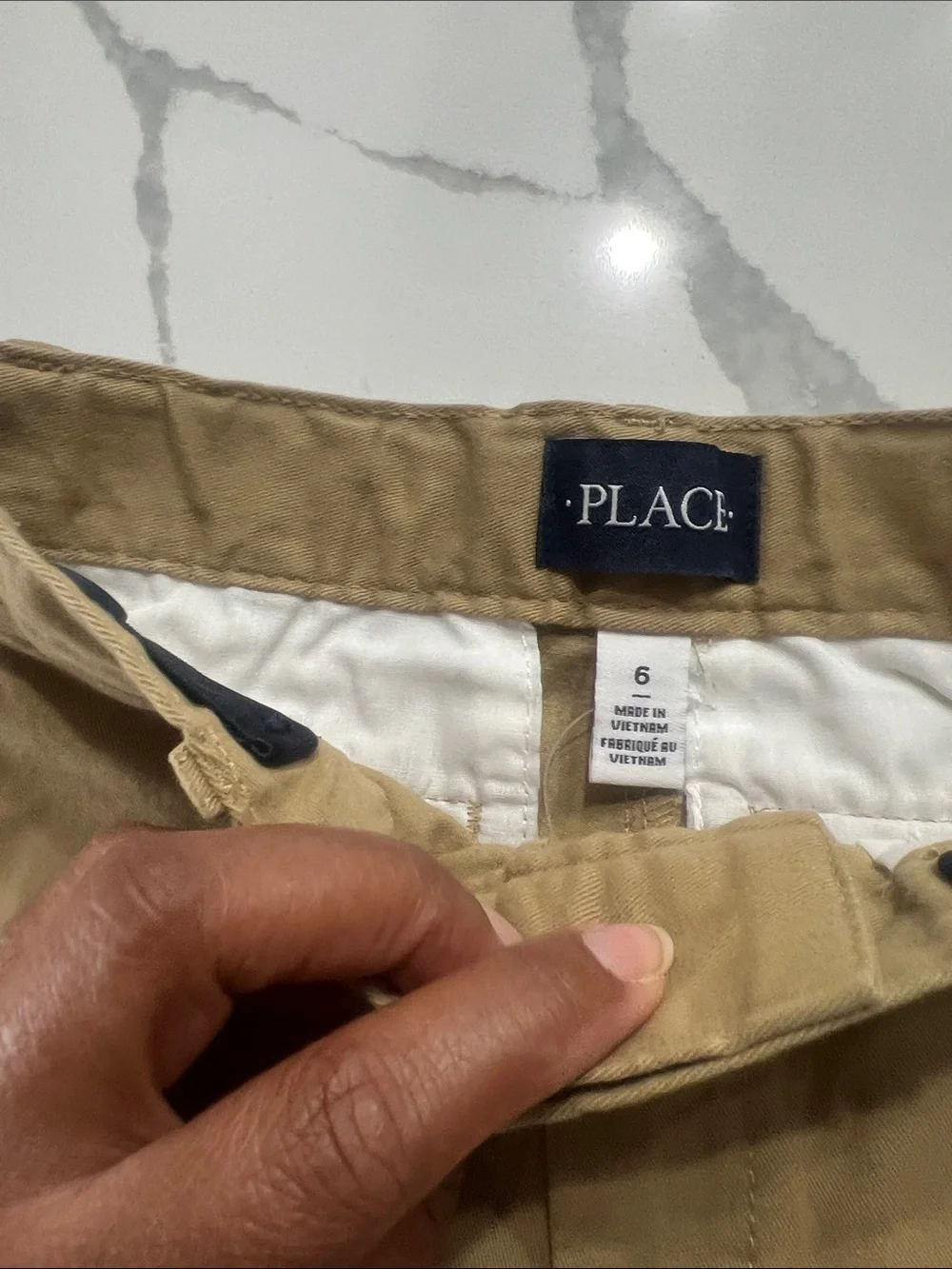 The Children's Place Boys Khaki Stretch Shorts